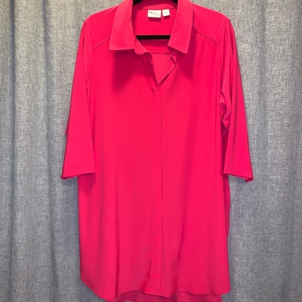 ❤️women's Women with Control 1X Petite tunic/ top